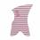 Racing Kids Sturmhaube doppelt Baumwolle rosa geringelt mit Schleife